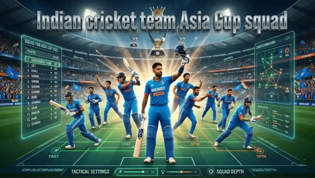 Indian cricket team Asia Cup squad