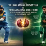 Sri Lanka national cricket team vs Pakistan national cricket team
