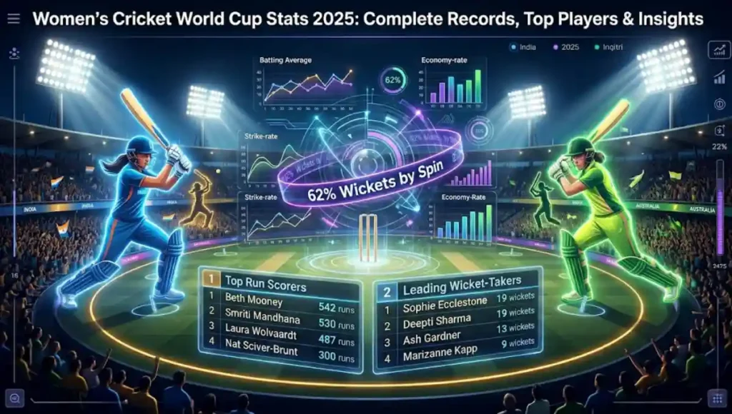 Women’s cricket world cup stats