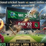 pakistan national cricket team vs west indies cricket team match scorecard