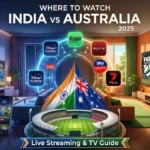 where to watch Australian men’s cricket team vs India national cricket team