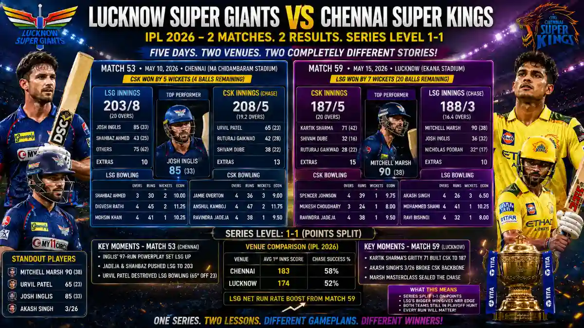 lucknow super giants vs chennai super kings match scorecard